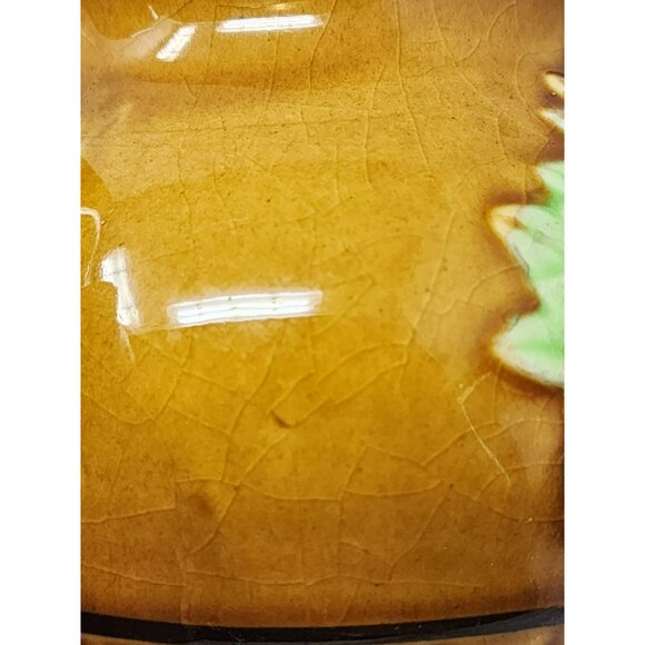 Vintage Japanese Ceramic Pitcher With‎ Embossed Fruit Design & Handle - Picture 7 of 11